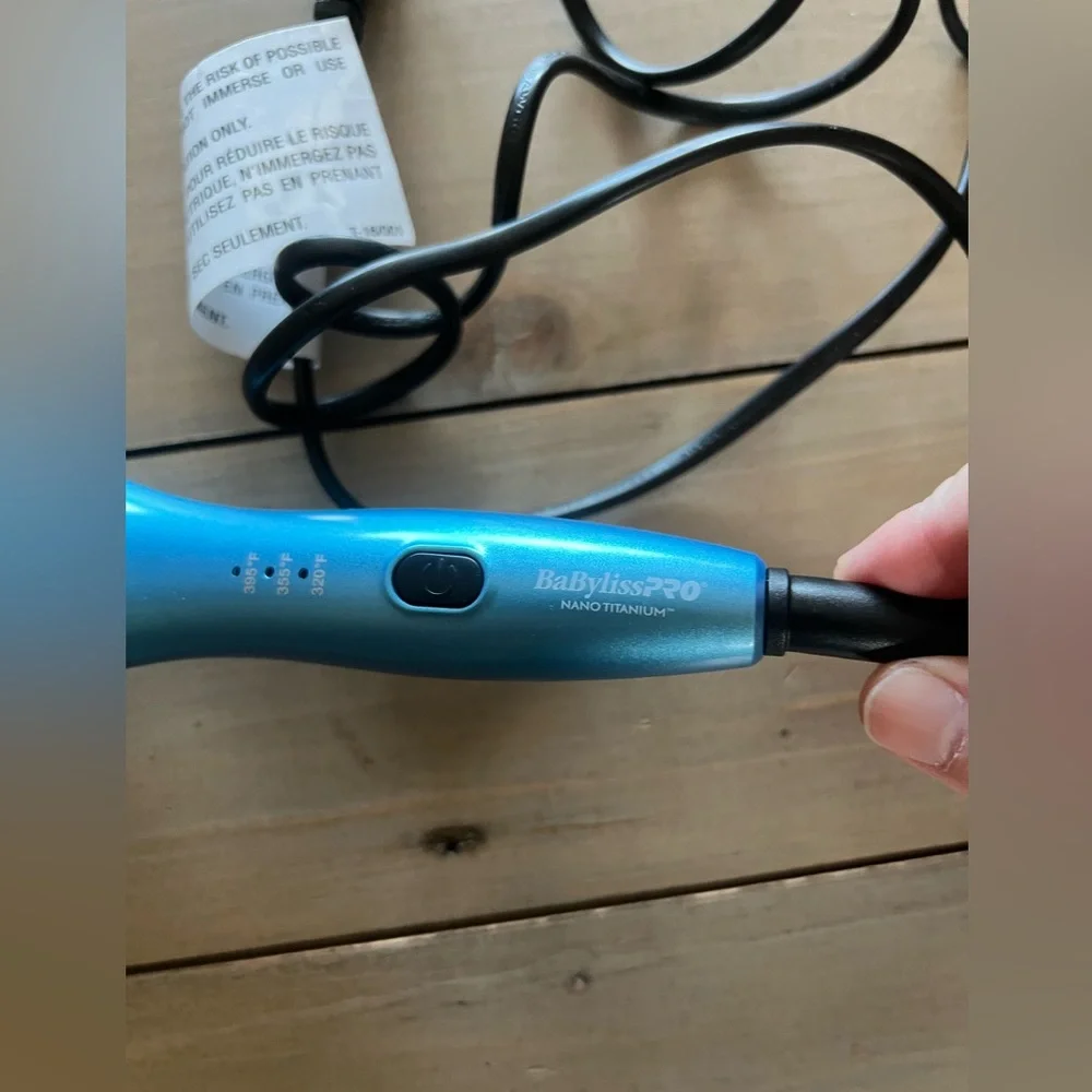 BaBylissPRO Nano Titanium Compact Paddle Brush - Blue